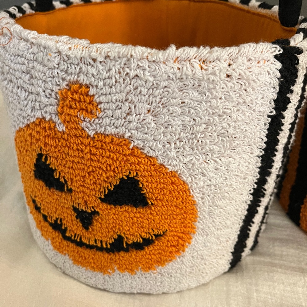 Halloween candy basket